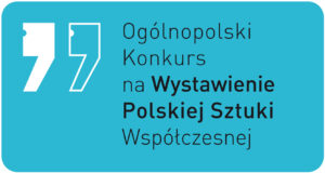 Logotyp Ogólnopolskiego Konkursu na wystawienie Polskiej Sztuki Współczesnej